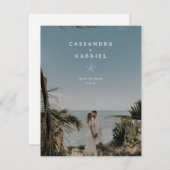 Petite Lihue Wedding Save the Date (Vorne/Hinten)