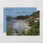 Petite Martinique Beach Postkarte (Vorne/Hinten)