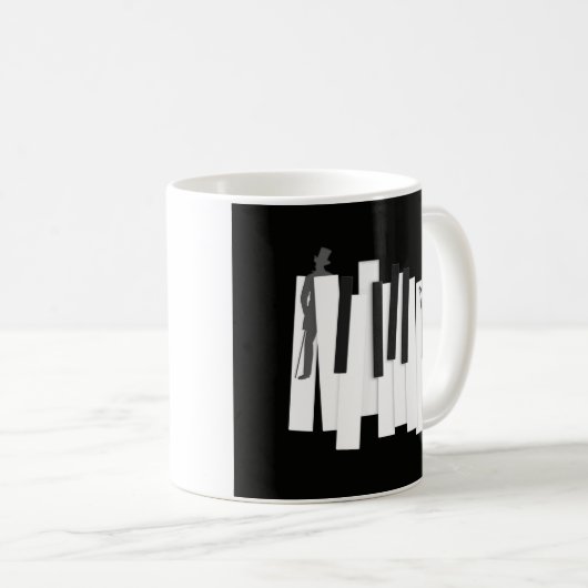 Petite Messe Solennelle Coffee Tasse (schwarz) (VorderseiteRechts)