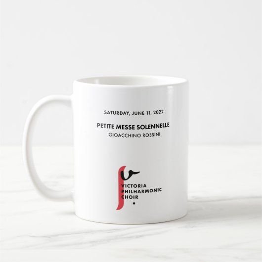 Petite Messe Solennelle Coffee Tasse (schwarz) (Links)