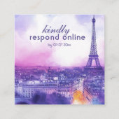 Petite Online Reply Request Amour Éternel  Begleitkarte (Vorderseite)