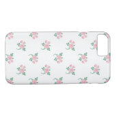 Petite Pink Roses Blumenmuster Case-Mate iPhone Hülle (Rückseite (Horizontal))