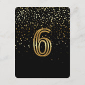 Petite Stars Tischnummer Card-6 Starry Night (Rückseite)