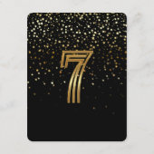 Petite Stars Tischnummer Card-7 Starry Night (Rückseite)