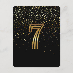 Petite Stars Tischnummer Card-7 Starry Night
