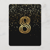 Petite Stars Tischnummer Card-8 Starry Night (Rückseite)