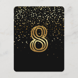 Petite Stars Tischnummer Card-8 Starry Night