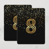 Petite Stars Tischnummer Card-8 Starry Night (Vorne/Hinten)