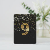 Petite Stars Tischnummer Card-9 Starry Night (Stehend Vorderseite)