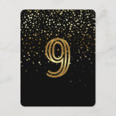 Petite Stars Tischnummer Card-9 Starry Night (Rückseite)