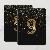 Petite Stars Tischnummer Card-9 Starry Night (Vorne/Hinten)