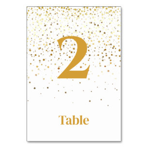 Petite Stars Tischnummer Card Starry Night