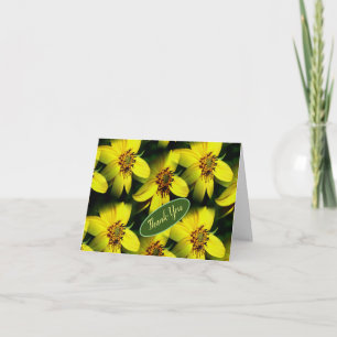 Petite Sunblumen Personalisiert Dankeschön Karte