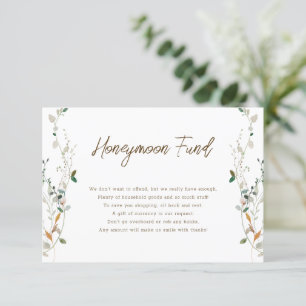 Petite Wildblume Honeymoon Fund card Einladung