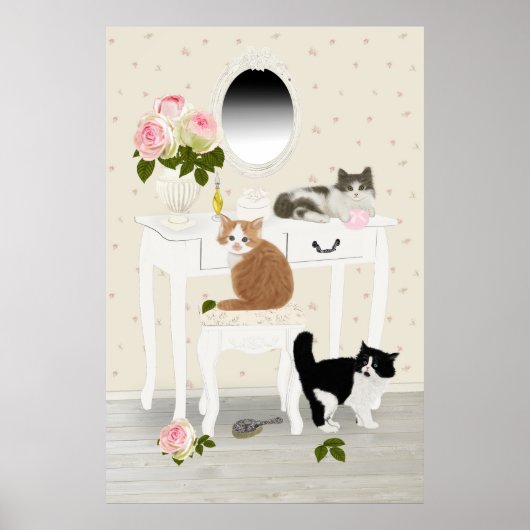 PetitRose "Kittens Beauty Salon" , Poster (Vorne)
