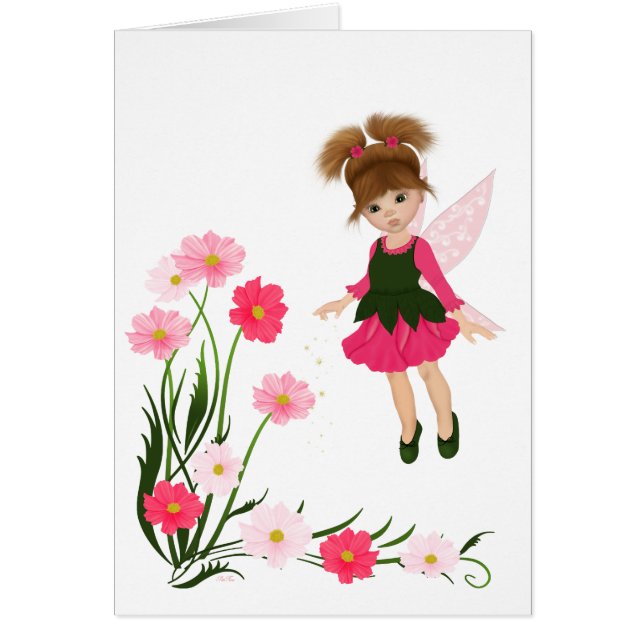 PetitRose "wenig Blumen-Fee", Karte (Vorne)