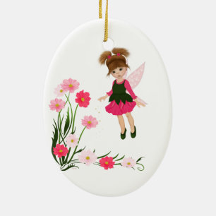PetitRose "wenig Blumen-Fee", Verzierung Keramikornament
