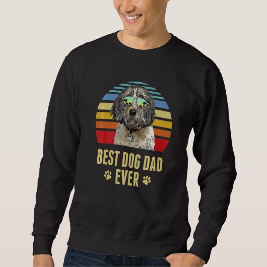 Petits Bassets Griffons Vendeen Best Dog Vater je Sweatshirt (Vorderseite)