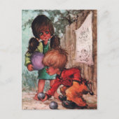 Petits Poulbots pétanque Postkarte (Vorderseite)