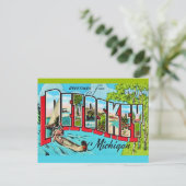 Petoskey Michigan Gruß Postkarte (Stehend Vorderseite)