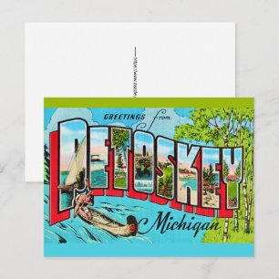 Petoskey Michigan Gruß Postkarte