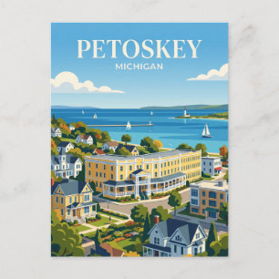 Petoskey Michigan Postkarte