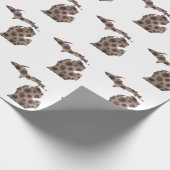 Petoskey Steine Geschenkpapier (Ecke)