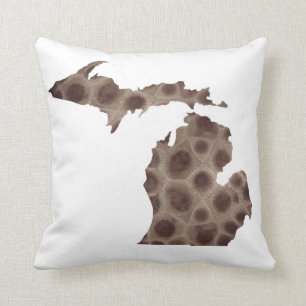 Petoskey Steine Kissen