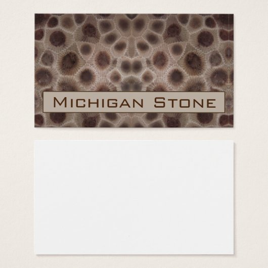 Petoskey Stone (Vorne & Hinten)