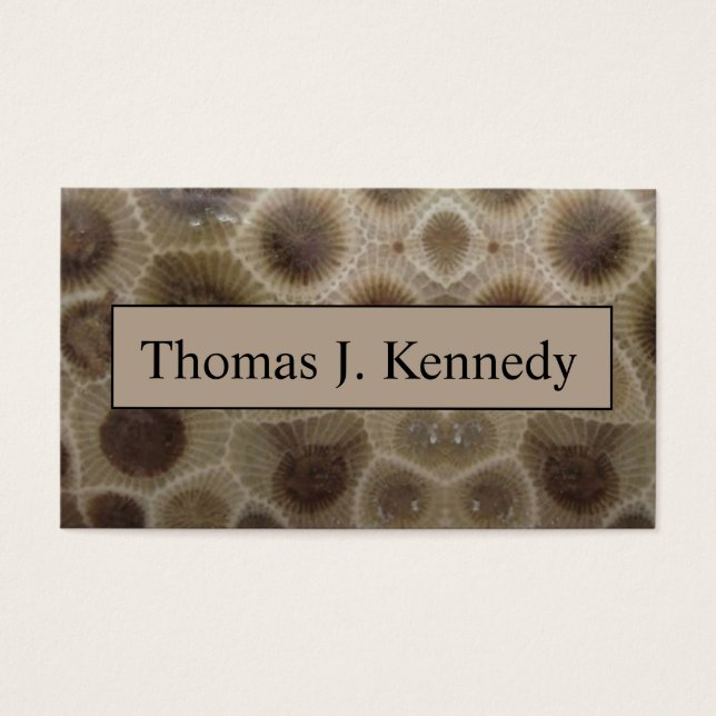 Petoskey Stone (Vorderseite)