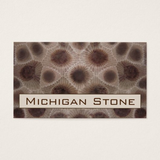 Petoskey Stone (Vorderseite)