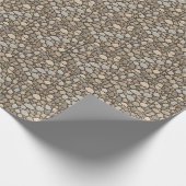 Petoskey Stone Abstrakt Geschenkpapier (Ecke)