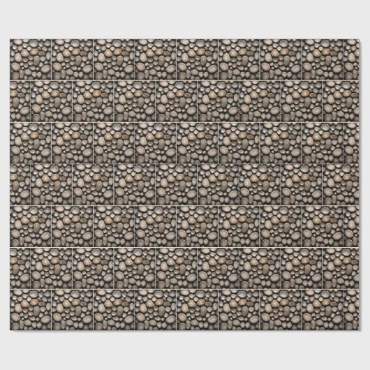 Petoskey Stone Abstrakt Geschenkpapier (Flach)