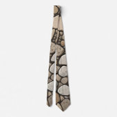 Petoskey Stone Abstrakt Krawatte (Rückseite)