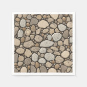 Petoskey Stone Abstrakt Serviette (Vorderseite)