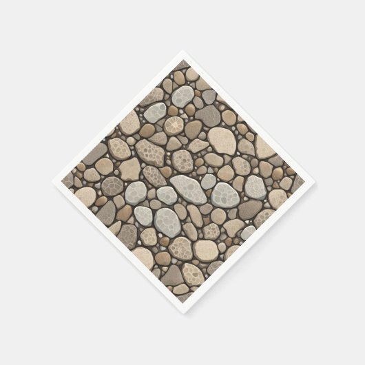 Petoskey Stone Abstrakt Serviette (Ecke)