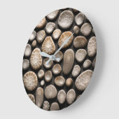 Petoskey Stone Collection Große Wanduhr (Winkel)