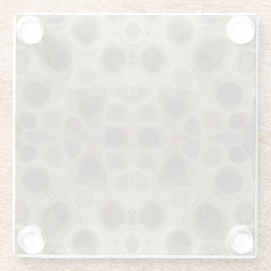 Petoskey Stone Glasuntersetzer (Rückseite)