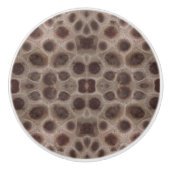Petoskey Stone Keramikknauf (Vorderseite)