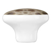Petoskey Stone Keramikknauf (Seitenansicht)