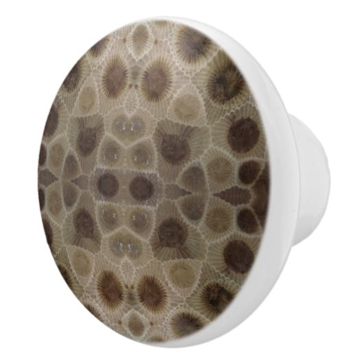 Petoskey Stone Keramikknauf (Rechts)