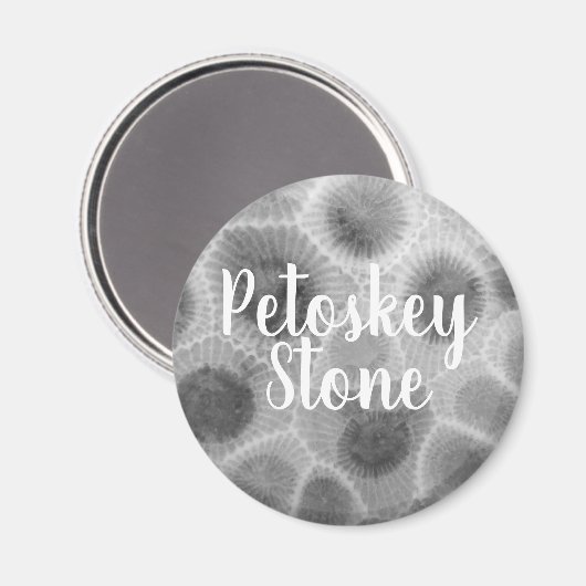 Petoskey Stone Pattern Magnet (Vorderseite/Rückseite)