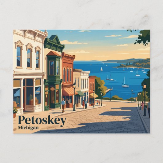 Petoskey USA Postkarte (Vorderseite)