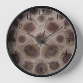 Petosky Steinmuster michigan große Seen Uhr (Vorderseite)