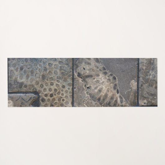 Petosky Stone Pattern Yogamatte (Rückseite (Horizontal))