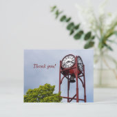 Petosky Tower Clock Vielen Dank Postcard Postkarte (Stehend Vorderseite)