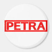 Petra Briefmarke Magnet (Vorne)
