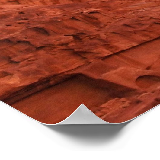 Petra - Das Kloster Poster (Ecke)