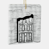 Petra El Khazneh Tempel Keramikornament (Rechts)