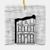 Petra El Khazneh Tempel Keramikornament (Vorderseite)